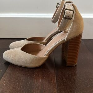 Soludos heels tan size 8